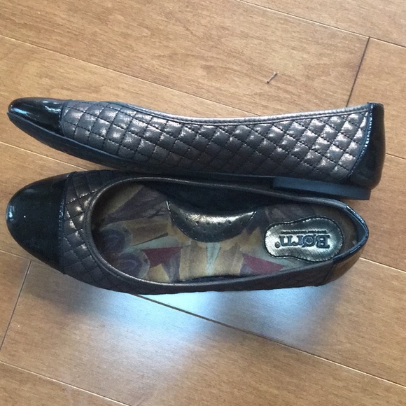 Born Black and Bronze Flats Size 8.5 - Picture 4 of 5